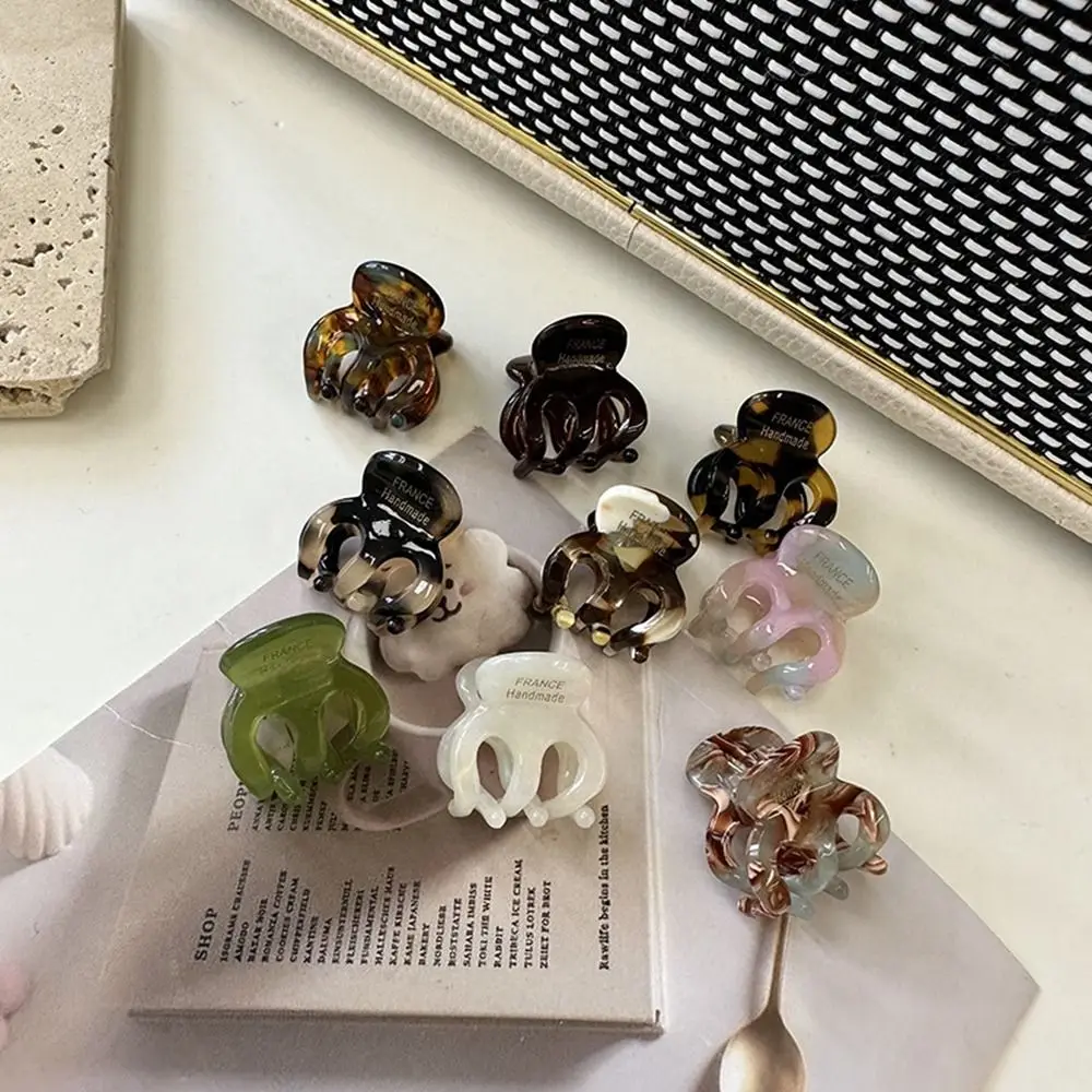 

Маленькие когти для волос, геометрическая форма, ацетат, французский мини-когти для волос, маленькая заколка для волос, головные уборы в корейском стиле, женские аксессуары для волос