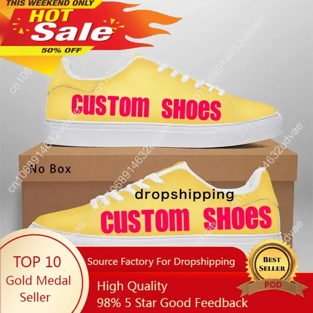 

Custom Shoes Women Low Top Canvas Shoes Casual Customized Logo Image Spring Autumn Sneakers Ladies Flats Footwear Dropship DIY