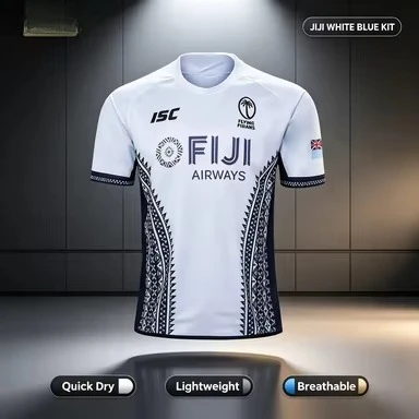 2026 New Fiji Rugby Sportswear Men's and Women's Breathable Quick Drying Leisure Fitness T-shirt 3D Printed Parent-child Outfit