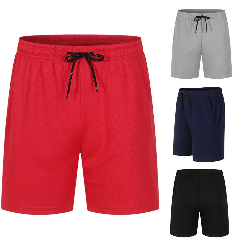 Summer Casual Shorts Men Breathable Beach Shorts ice silk Comfortable Fitness Basketball Sports Short Pants Male running shorts