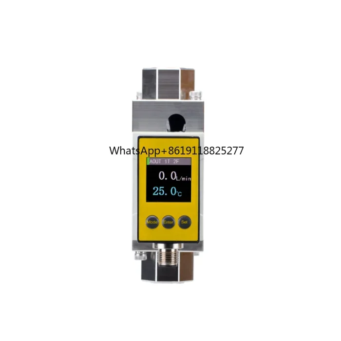 Compacte Vortex Flow Sensor Dual Flow Temperatuur Display Sentinel Fmv Voor Landbouw Irrigatie