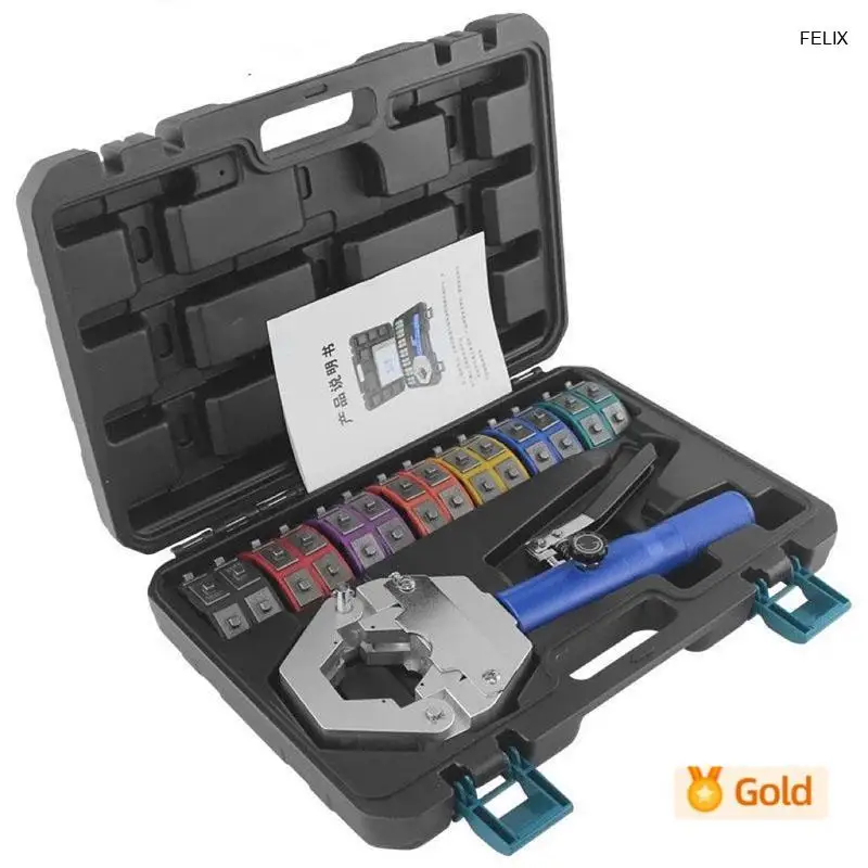 

Surprise Price 8T Manual Hydraulic Air Conditioning Pipe Crimping Tool Automobile A/C System Hose Repair Machine for Automoti