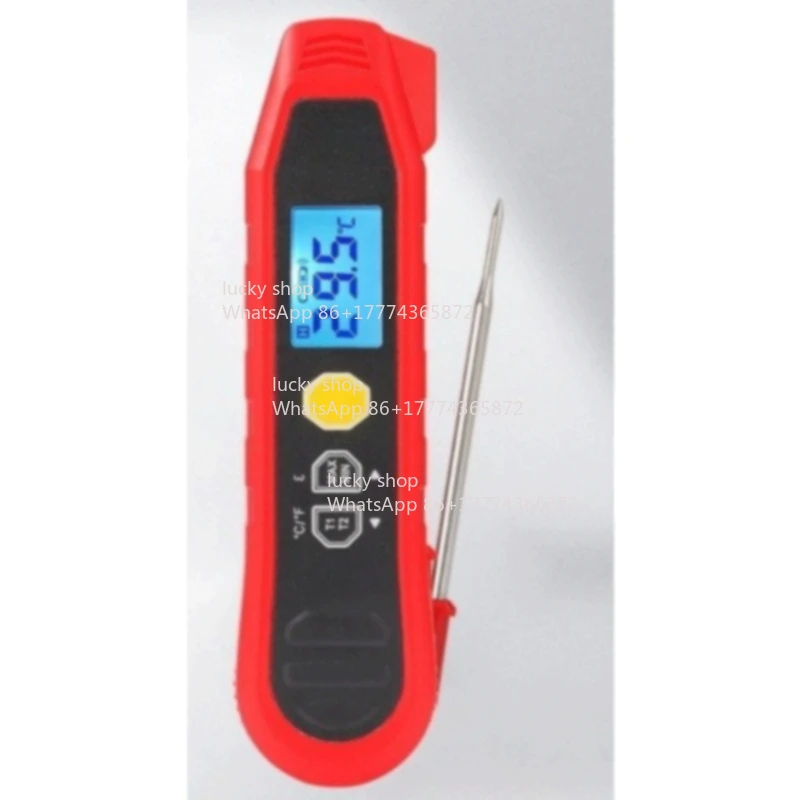 2-in-1 Thermometer High Precision Handheld Infrared Contact Probe Measurement Thermometer