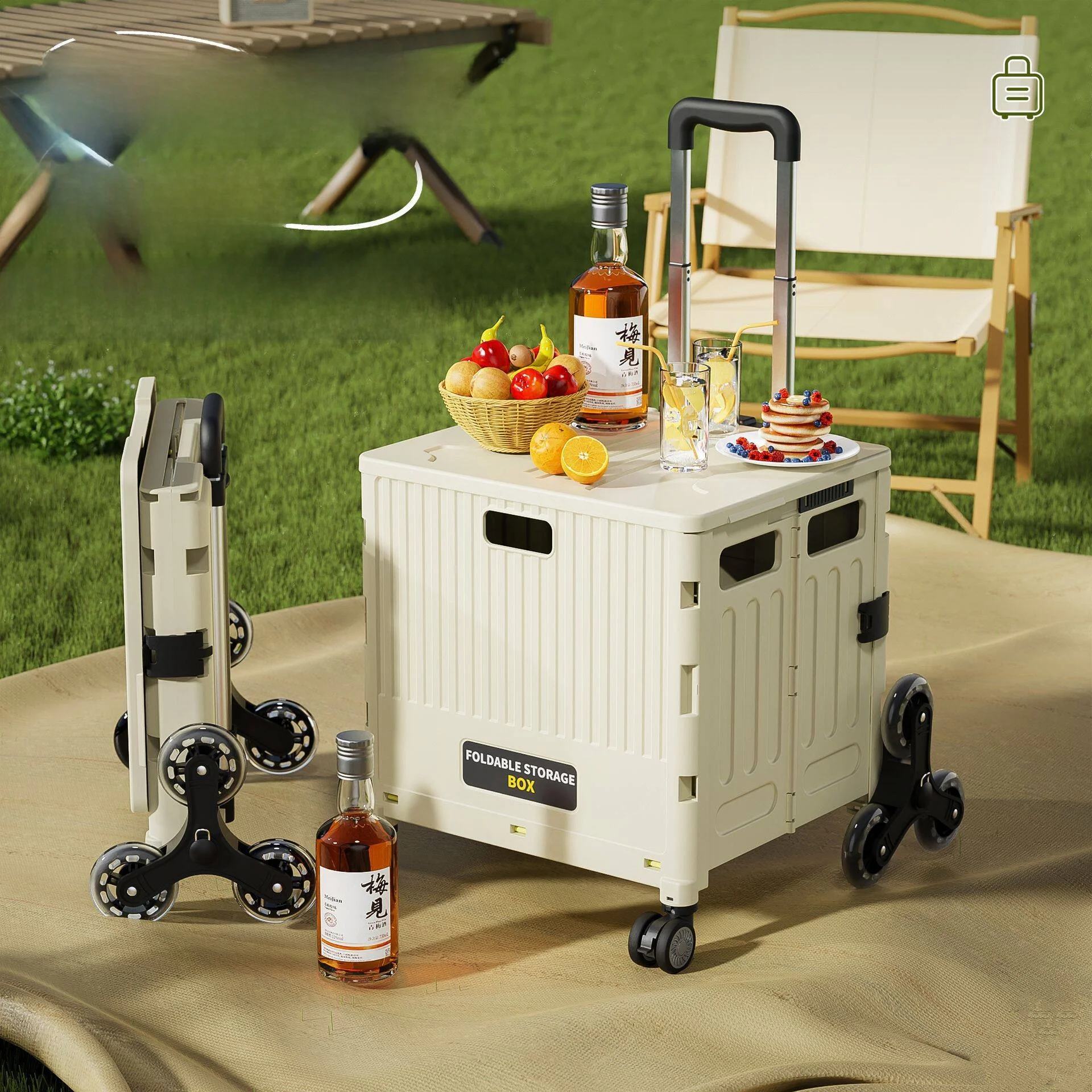 non-luggage-shopping-cart-picnic-essential-good-thing-climbing-stairs-portable-miniature-home-camping-outdoor-utility-vehicle
