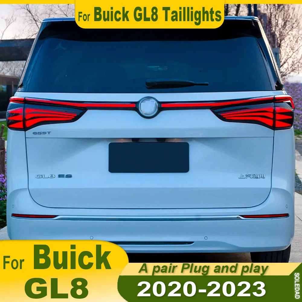 

Car Tailligts Assembly for Buick GL8 ES 2020-2023 Driving Light LED Brake Light Sequential Turn Signal Reverse Light Fog Light