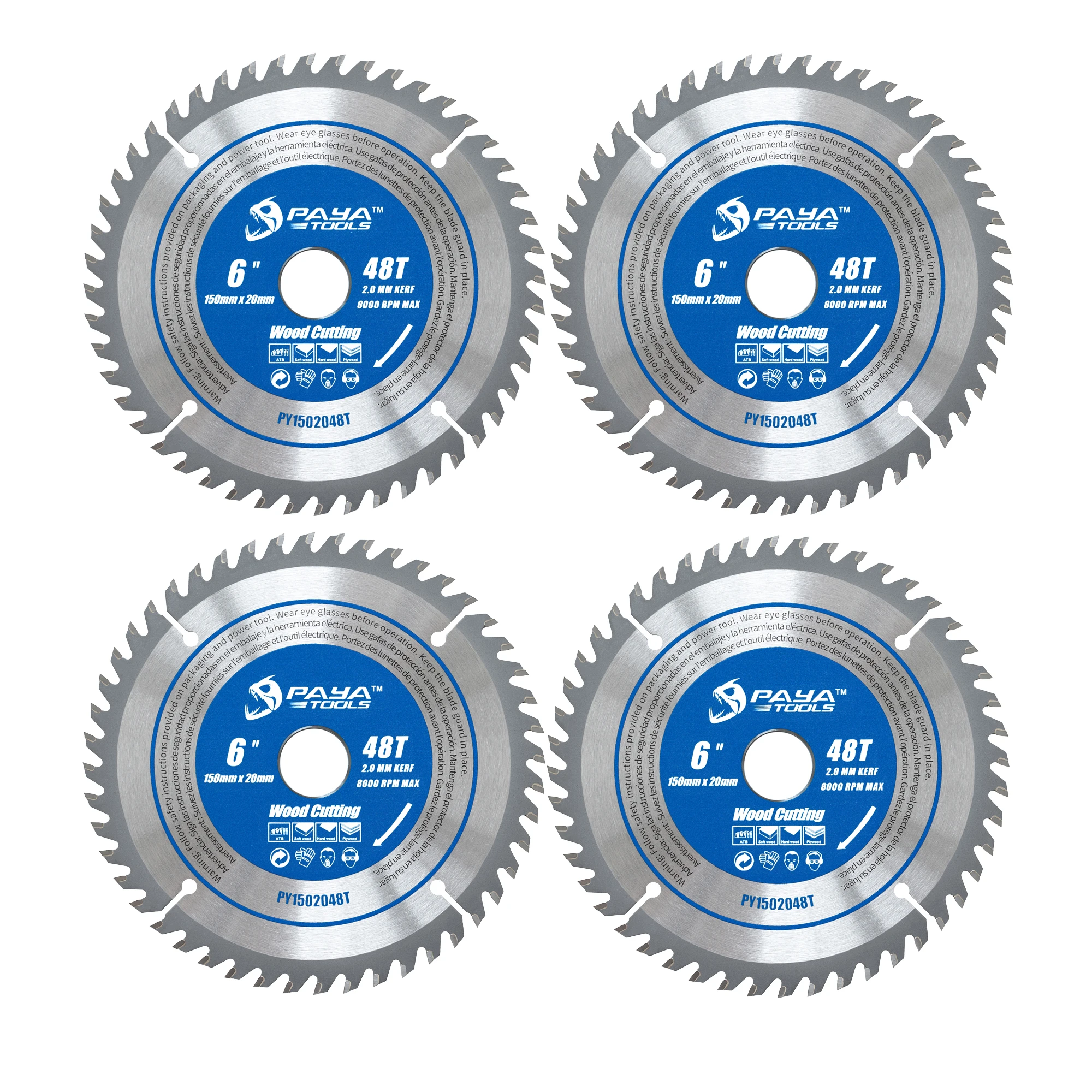 lamina-de-serra-circular-para-corte-de-madeira-paya-6-polegadas-48-dentes-20mm-furo-tct-atb-para-serras-de-mesa-e-serras-de-esquadria-com-ponta-de-carboneto