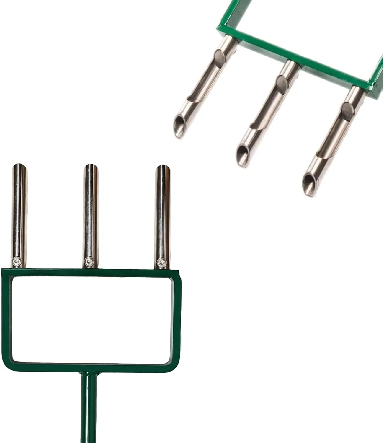 

Lawn Aerator, Push Core Aerator Lawn Tool, Stainless Steel 3-Corer Hand Aeration – Manual Yard Plug Aerator for Compacted,New