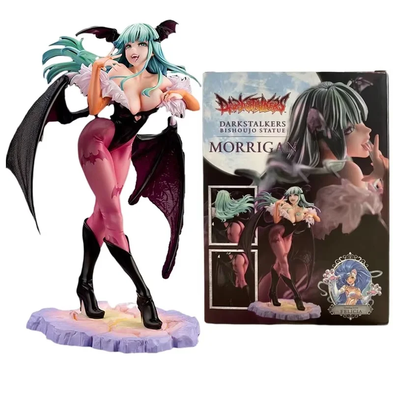 Anime Figure Demon Warrior Vampireed Hunter Morrigan Aensland Action Toys Darkstalkers Bishoujo Collection Halloween Model Doll