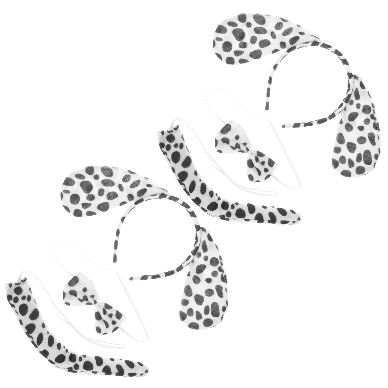 

Spot Dog Dressup Dalmatian Puppy Ears Headbands Adult Plastic Halloween Costume Woman Party Clothes Cosplay Stylish Dog Ear
