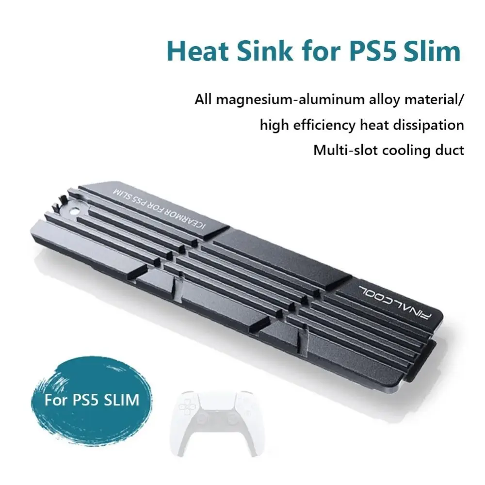 Accessories Aluminum Alloy SSD Heat Sink Heatsink Cooling NVMe SSD Radiator SSD Cooler for PS5 slim/ PS5 Pro