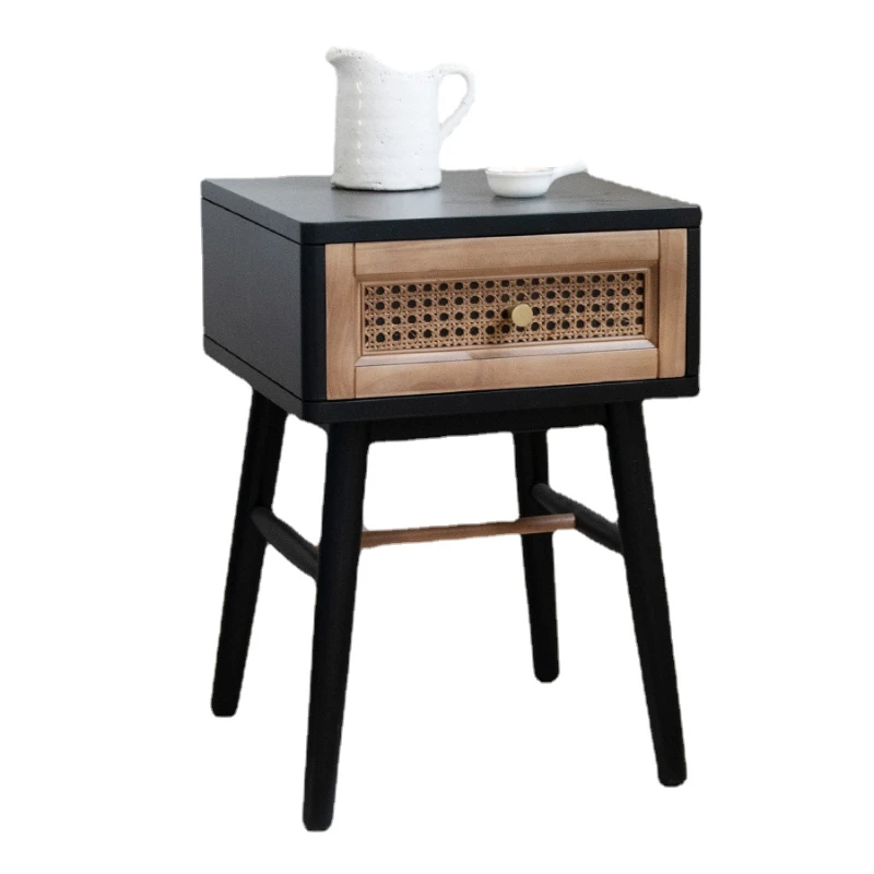 

Pqf Simple Rattan Mini Bedroom Bedside Table Small Bedside Table