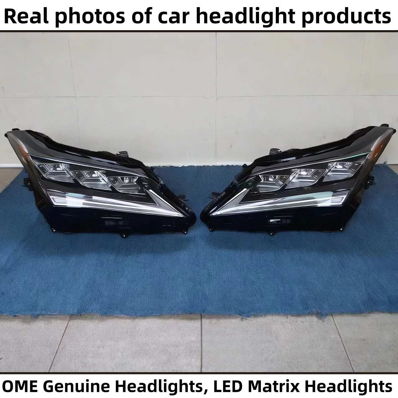 For Lexus 2015-2017 RX300 RX450 factory high-configuration LED daytime running lights with three-eye matrix headlight assembly
