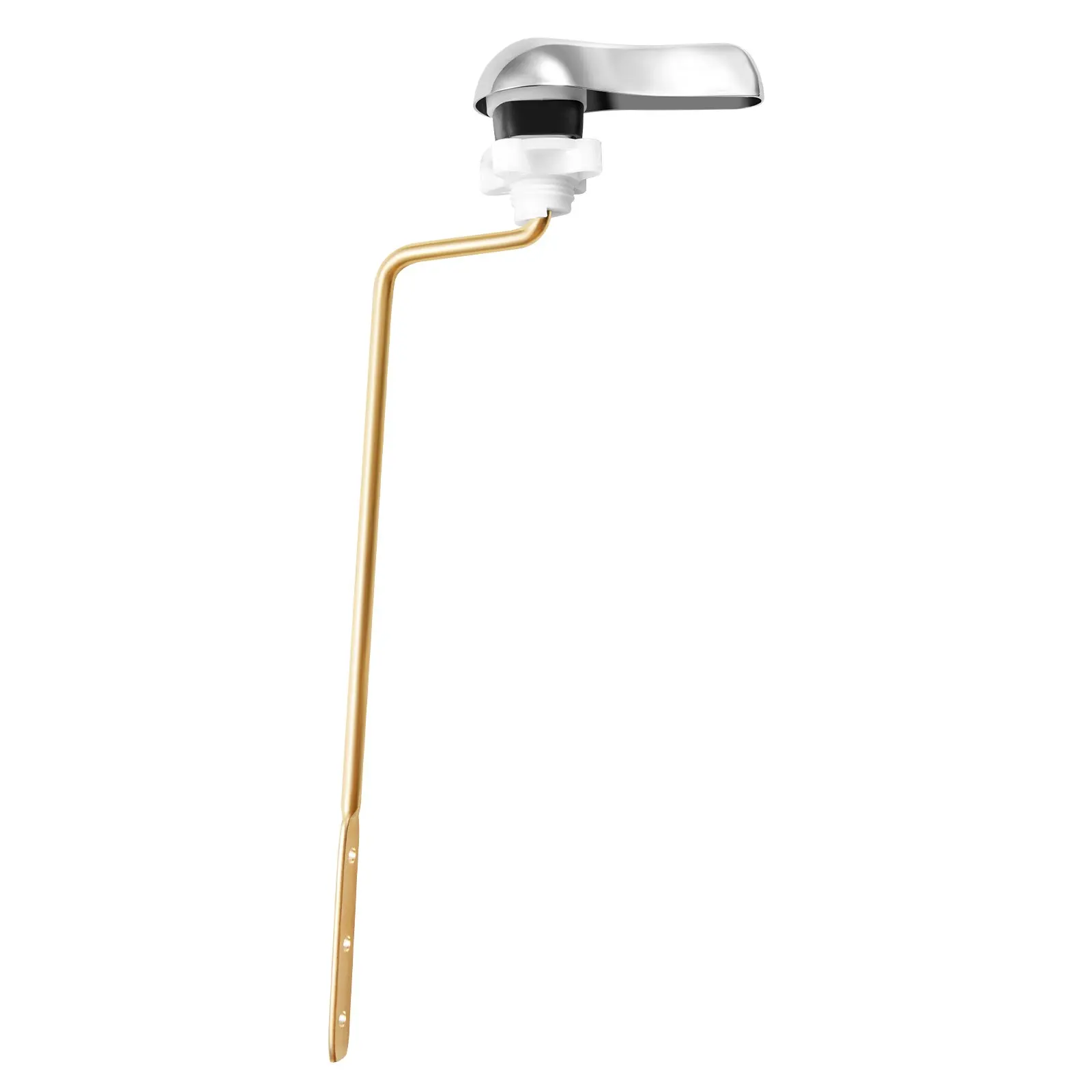 Toilet Handle Replacement Kit, Side Mount Universal Toilet Handle, Toilet Handle Lever With Stainless Steel Flapper Chain,