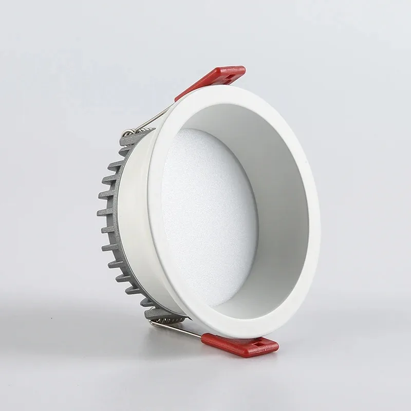 Wpuszczana oprawa ledowa typu Downlight lampa sufitowa 7W 9W 12w 15w 18W 24W reflektor 110V 220V oświetlenie sufitowe