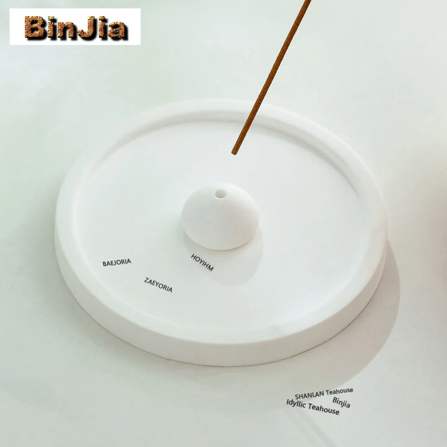 Handmade Gypsum Water Drop Incense Holder Zen Garden Incense Burners Stand For Incense Consecrate Censer Teaset Collection