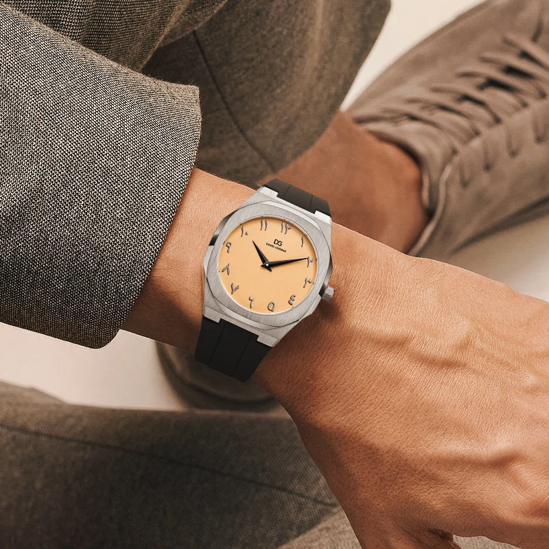 

DANIEL GORMAN Luxury Original Man Wristwatch Waterproof Luminous Quartz Men's Watches High Quality Casual Leather Men Watch