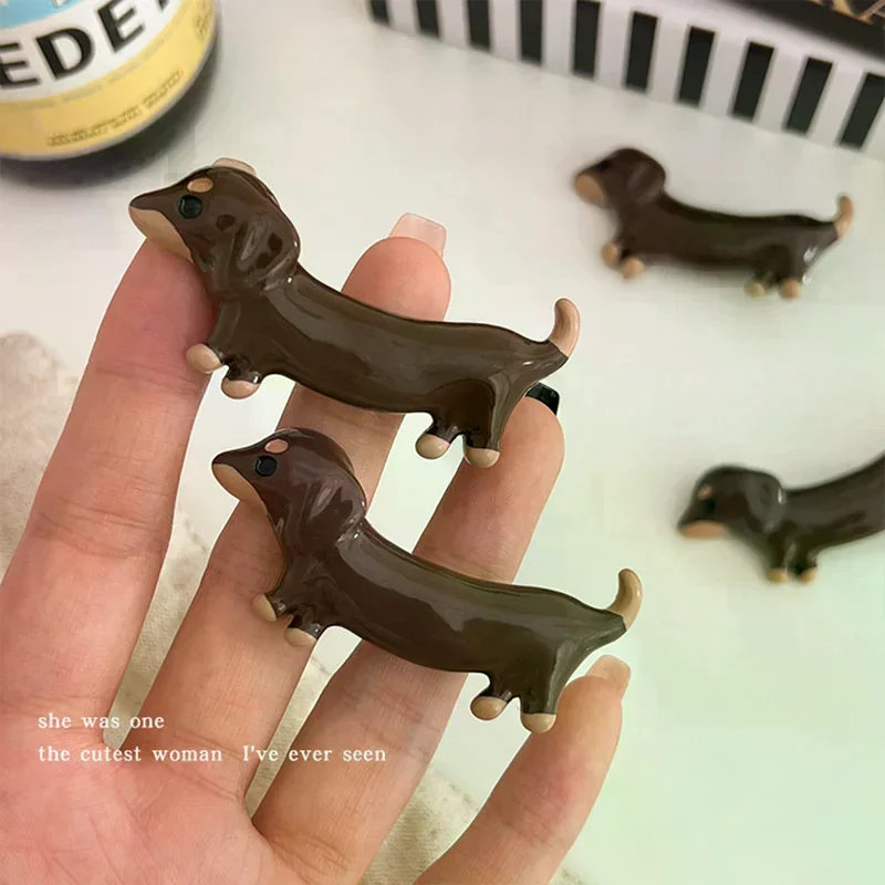 Hair Clip Cute Dog Shape Side Bangs Clip Makeup Tools For Female Ladies Hairpin Girls Headwear Accessories Gifts Cartoon