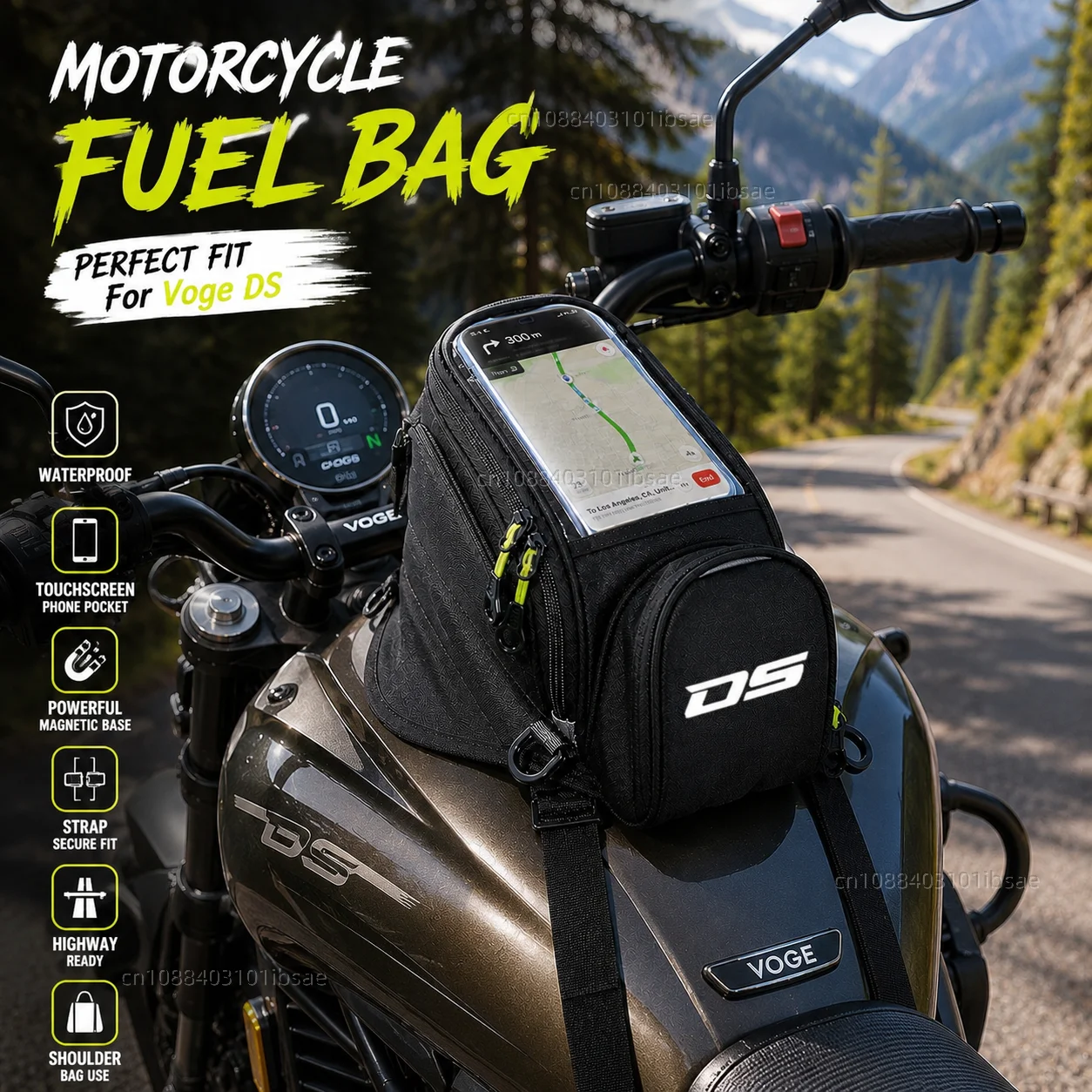 NEW Universal Magnetic Fuel Tank Bag Motorcycle Phone Navigation Pack For Voge DSX DS800X DSX900 525DSX 900DSX 625DSX 800DSX 800