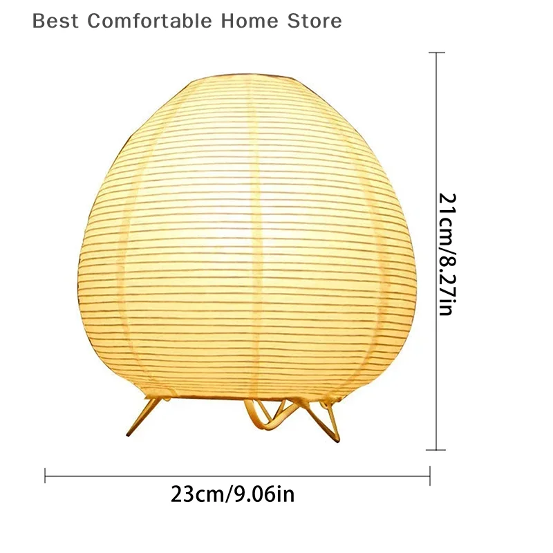 Japanese Lantern Led Table Lamp Living Room Bedroom Bedside Rice Paper Lights Study Homestay Art Creative Decor Table Lights