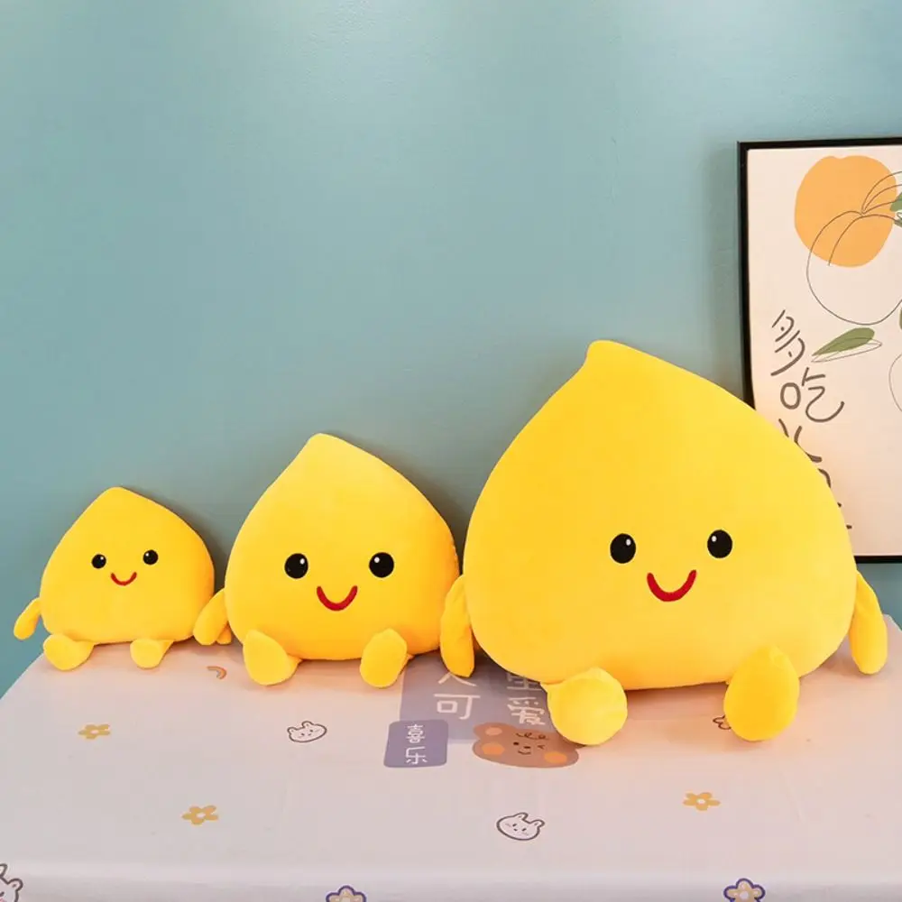 Smile Face Little Spark Man Plush Toys Yellow Stuffed Cartoon Stuffed Doll 30/40/60cm Lovely Little Spark Plush Pillow