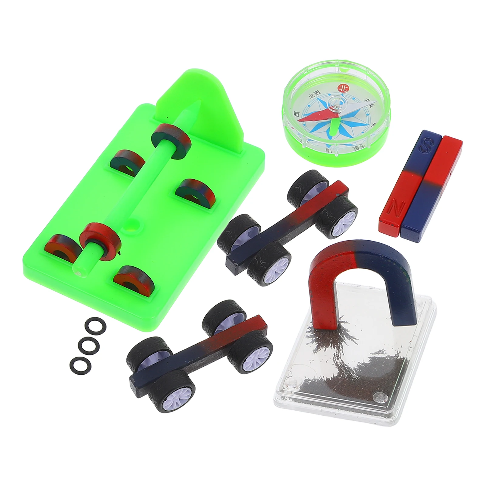 

Magnet Teaching Kit Magnetic Science Experiments for Kids Student Learning Physics Lab Set School Magnets Safe Materials