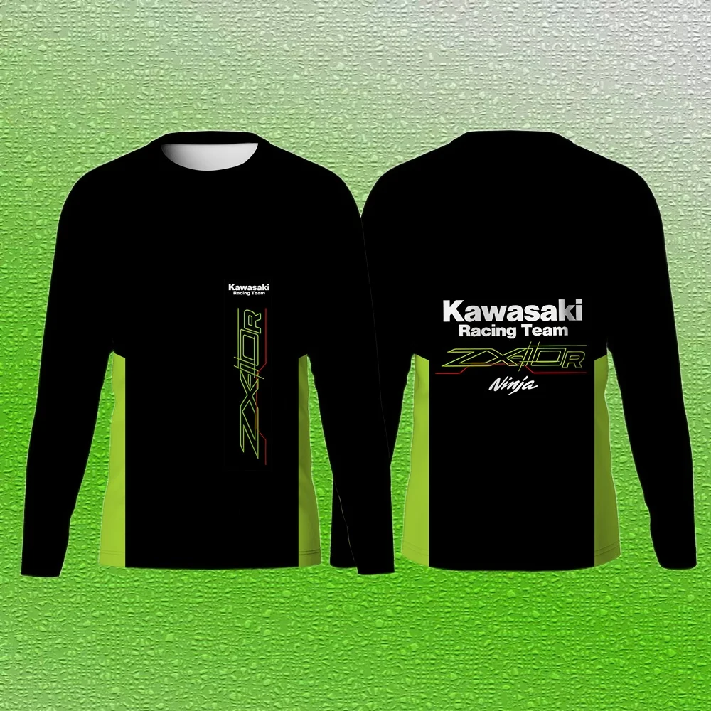 

2025/26 Kawasaki Off Road Enduro Мотокросс Джерси BMX Скорость скоростного спуска Велосипедная футболка для мужчин Mtb Джерси Велосипедная рубашка Длинная