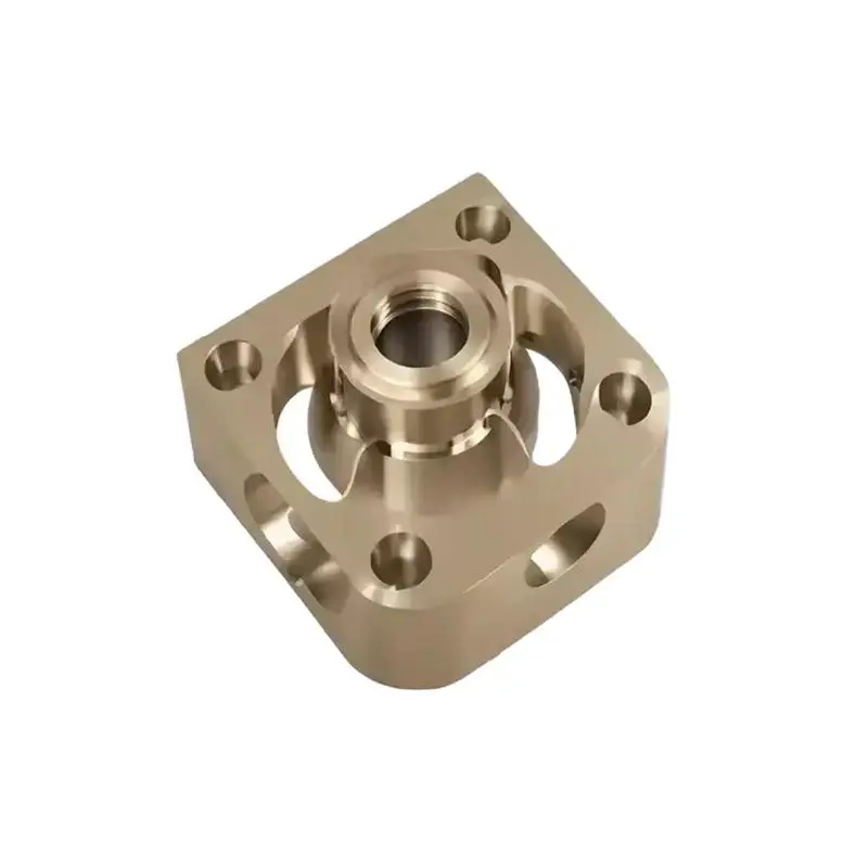 Custom Precision 5-Axis CNC Machining Red Copper Parts