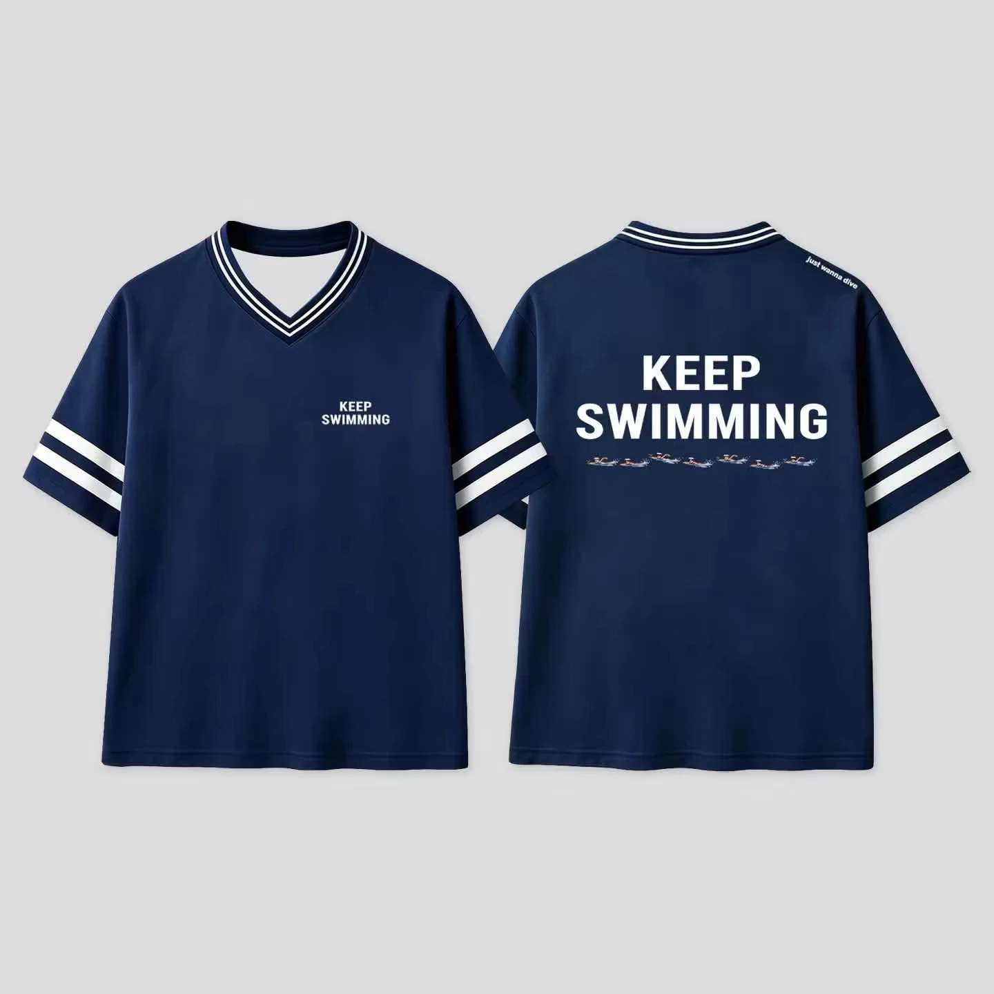 Family Matching Inspired By BTS Arirang Swim Club 07 Jersey Parent‑Child Concert Fan Supporter Short Sleeve Tee Quick‑dry Fabric