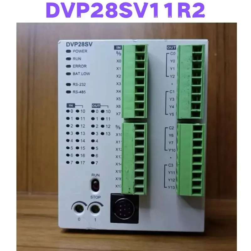 Second-hand DVP28SV11R2 PLC Tested OK