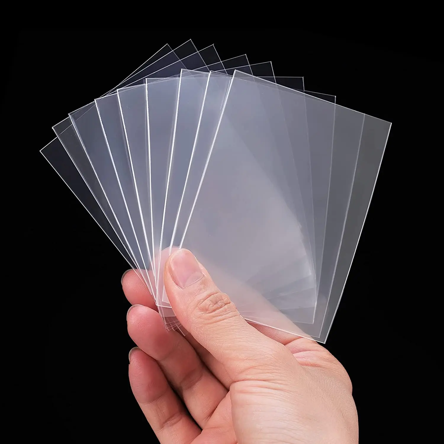 100pcs Transparent Card Sleeves Playing Games TCG Protector Pokmones Cards Folder Yugioh Case Holder Kids Toy Gift