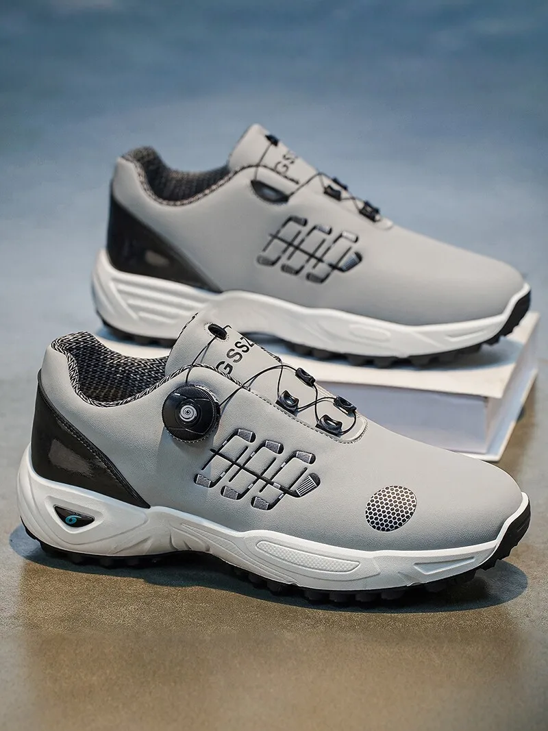 Men's Lightweight Sport Running Shoes Fall 2026 New Style Anti-slip Wear-resistant Leather Surface Badminton Golf Shoes
