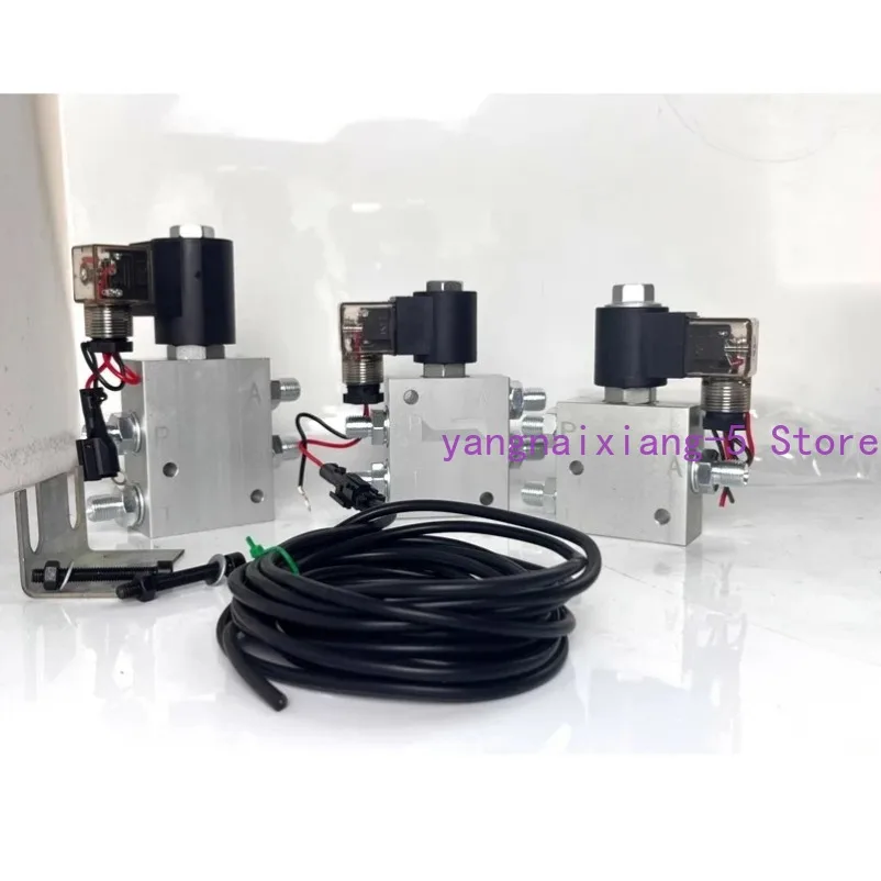 Excavator Quick Change Connector Hydraulic Solenoid Valve 12V and 24V Quick Connector Cylinder One-way Valve Accessories