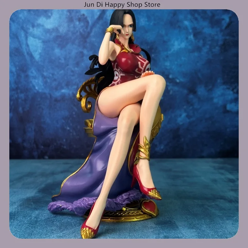 One Piece Boa Hancock Sitting Pose 23cm Anime Figur Statue Desktop Dekoration Geschenk ​