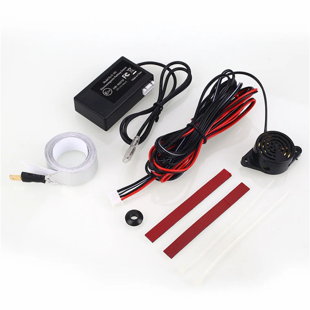 

Electromagnetic Auto Car Parking Sensor Reversing Reverse Backup Radar with Buzzer Alarm No Drill No Hole Car Detector