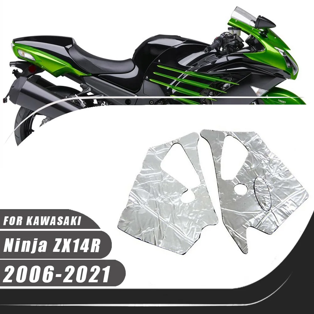 Motorcycle Accessories Pre-Cut Belly Fairing Heat Shield Mat Insulation Protection For Kawasaki Ninja ZX14R 2006-2021 ZX-14R