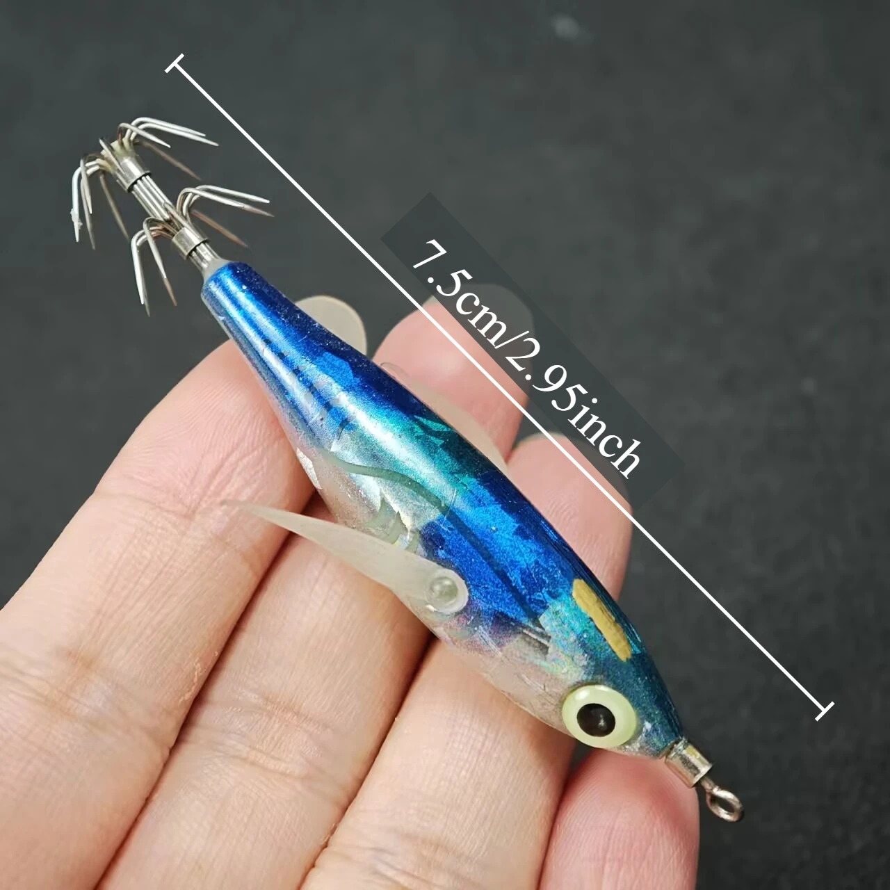 4pcs/set Glow Shrimp Lures Sal - Saltwater Fishing Hook ulasan dan harga