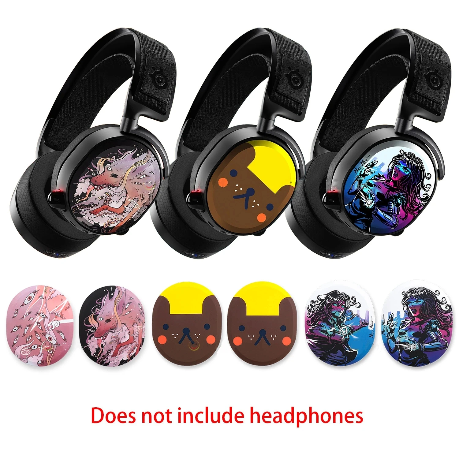 

SteelSeries Arctis Pro Wireless /Arctis Pro Headset Multi Color Magnet Side Covers