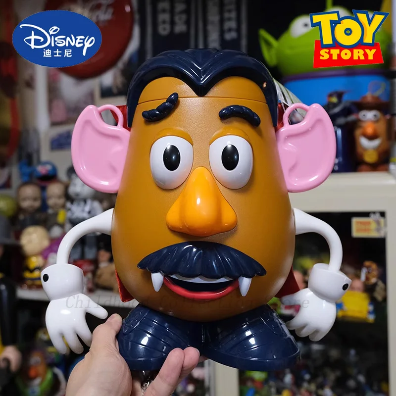 Disney Halloween Toy Story Mr.Potato Head Action Figure Toys Food Seasoning Storage Large Storage Tank Tea Canister Kids Gifts