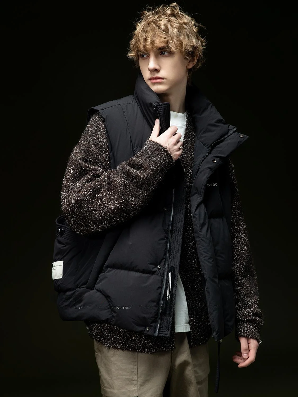 

Men's Thickened down Jacket Stand Collar Multi-Pocket Versatile Outerwear Autumn Winter Fashionable Warm Youth Active Style