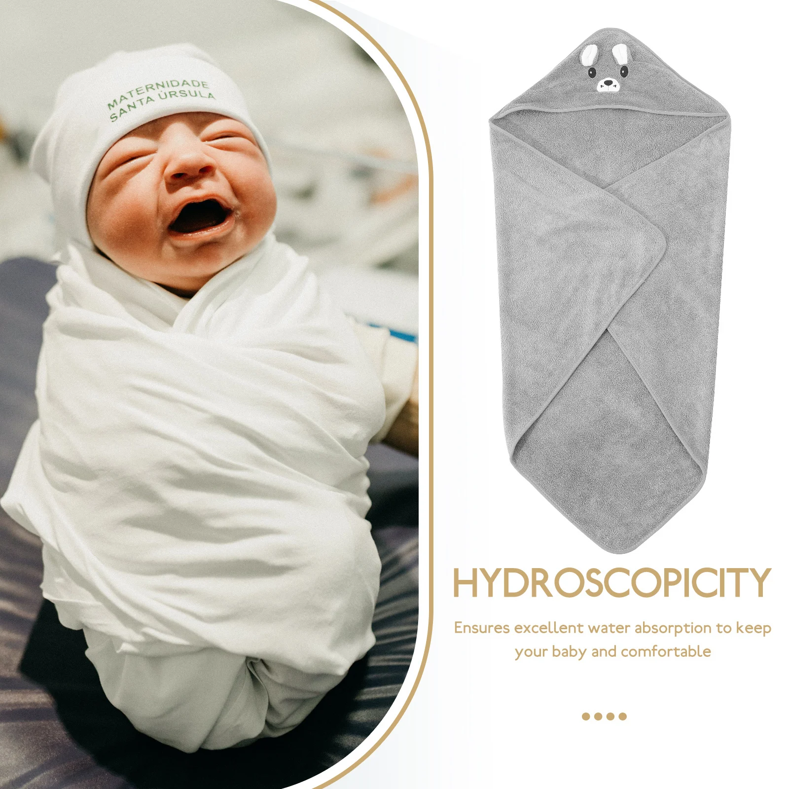 

Впитывающая детская накидка для душа для малышей, детское банное полотенце унисекс, пляжное полотенце для купания