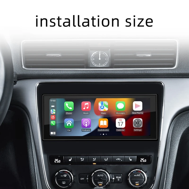 Carplay 1 Din 6.9In 2G+32G Car Multimedia Player Android GPS Wifi USB FM Mirror Link Car Stereo Radio W/Camera