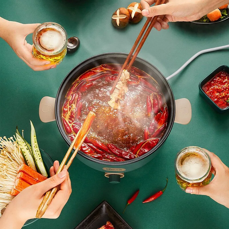 หม้ออาหารไฟฟ้า, หม้อนอนสติ๊ก, หม้อไฟขนาดเล็ก, หม้อสำหรับใช้ในบ้านออลอินวันความจุ3ลิตร, หม้อทอดไฟฟ้า800วัตต์