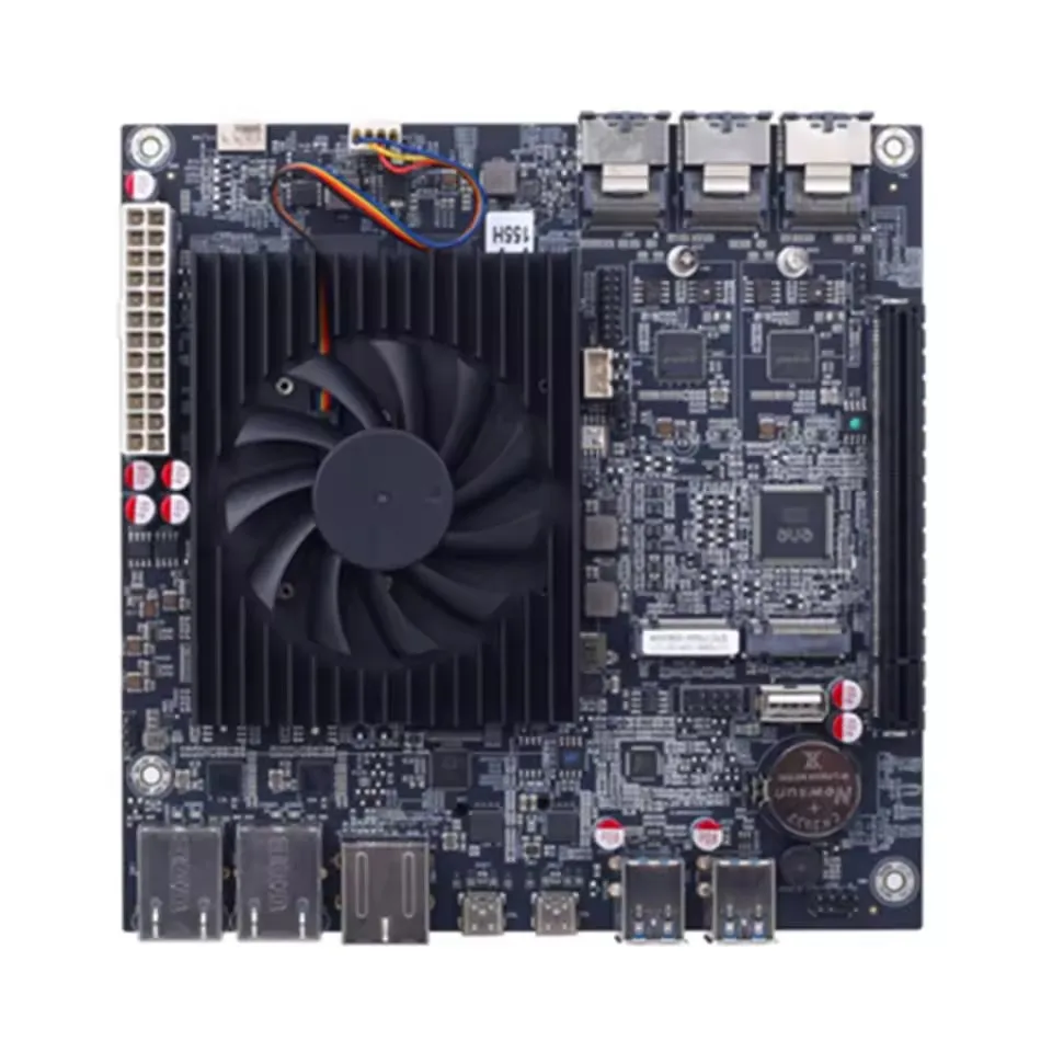 Topton 2x10g Lans Nas Motherboard 14-bay Ultra 9 285h 7 255h 64g/32g Lpddr5 12*sata 2*nvme 2*usb4 Gaming Pc Mainboard