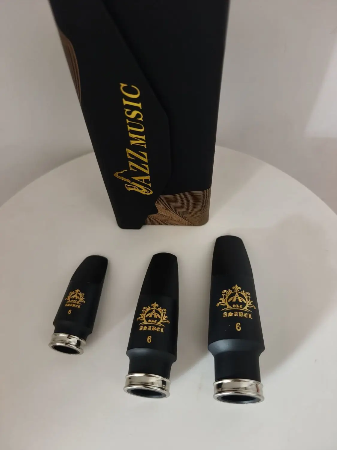 Asabel Taiwan Made Saxophone Mouthpiece for Alto Tenor Soprano with Enhanced Vibration