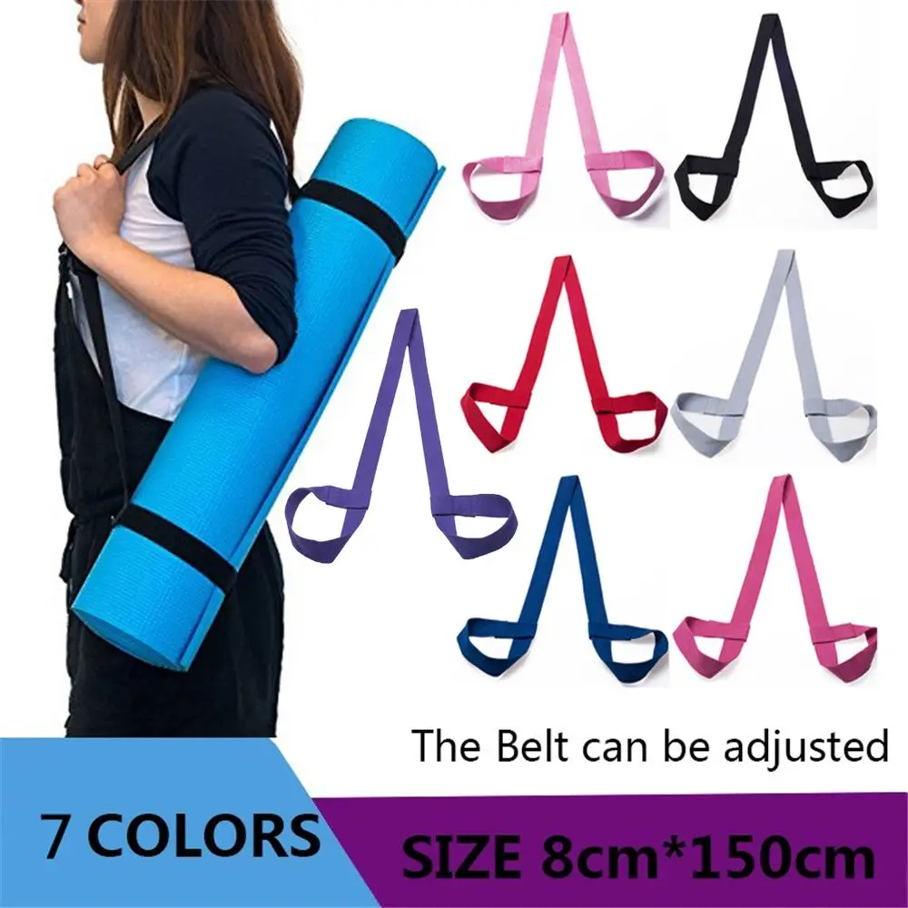 Adjustable Yoga Mat Sling Carrier Shoulder Strap Belt Exercise Sports Gym Workout Amp Yoga Fitness Belt