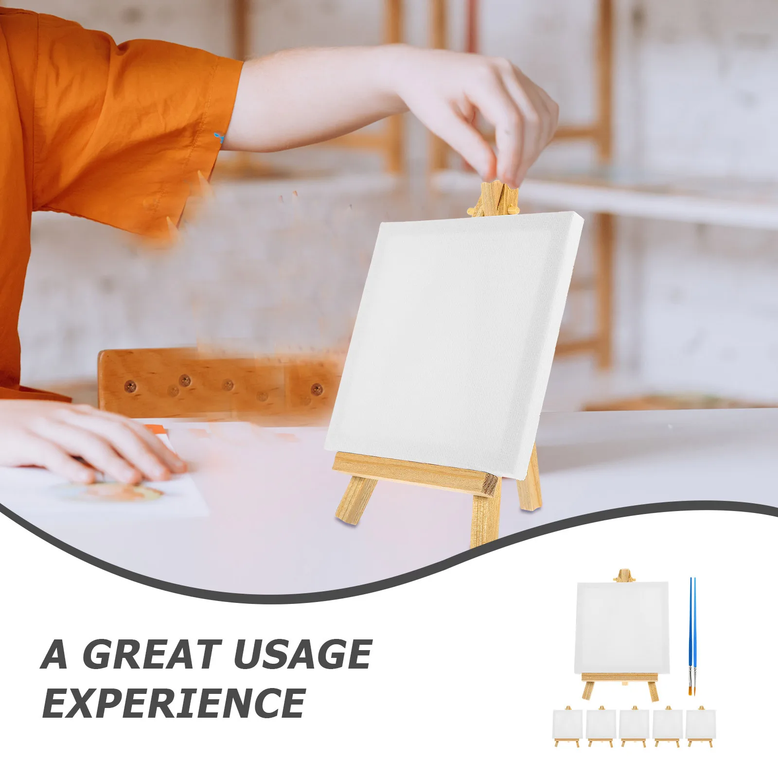 1 مجموعة اللوحة الحامل عدة حامل خشبي خفيف الوزن لزيت القماش الاكريليك الغواش المبتدئين طالب الفنان هواية الحامل الصغير