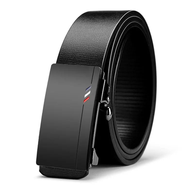 Men's Fashion Belt With Toothless Automatic Buckle Suitable For Business SuitPants Gifts For Man High Quality Casual Belt