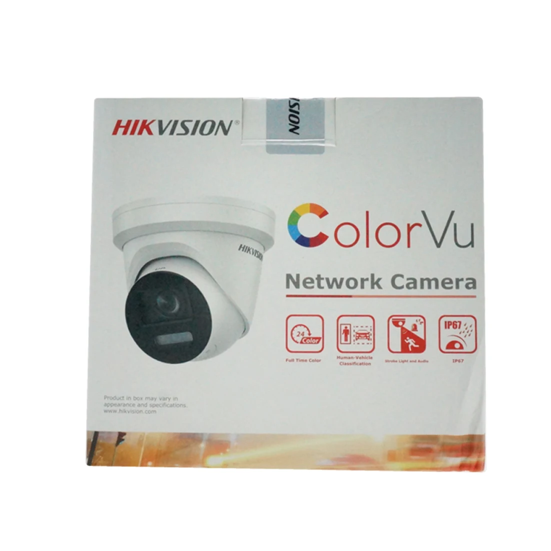 Hikvision Original DS-2CD2387G2-LSU/SL 8 MP ColorVu Strobe Light and Audible Warning Fixed Turret Network Camera 24/7 Colorful