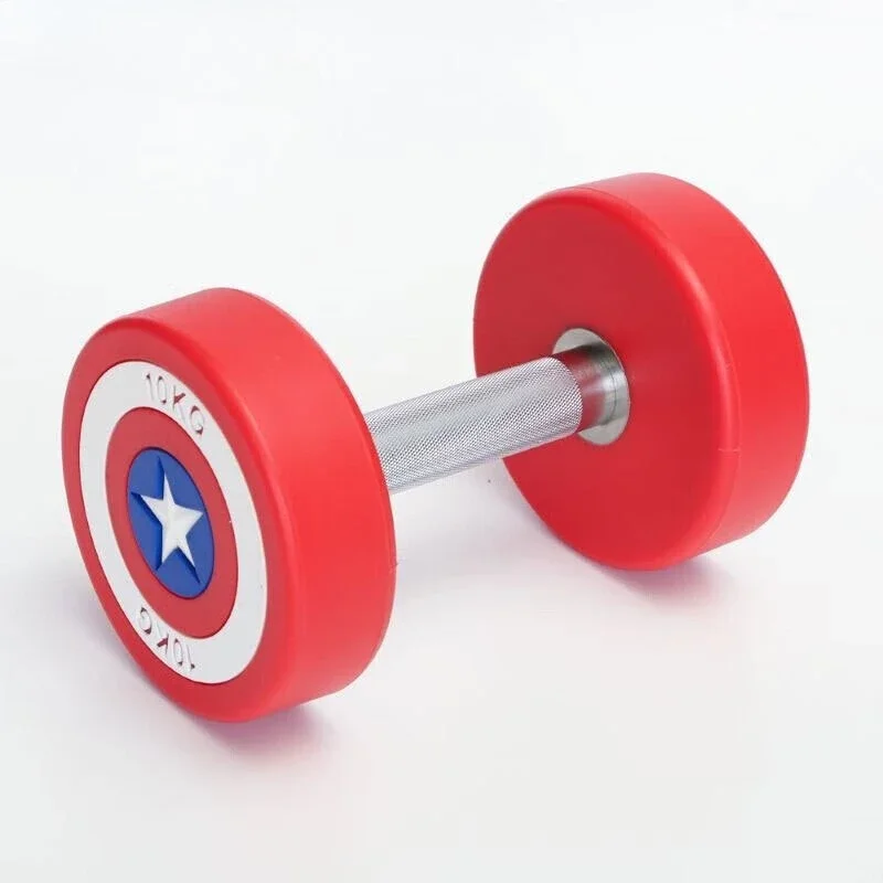 Dumbbell commercial gym special PU glue fixed dumbbell set