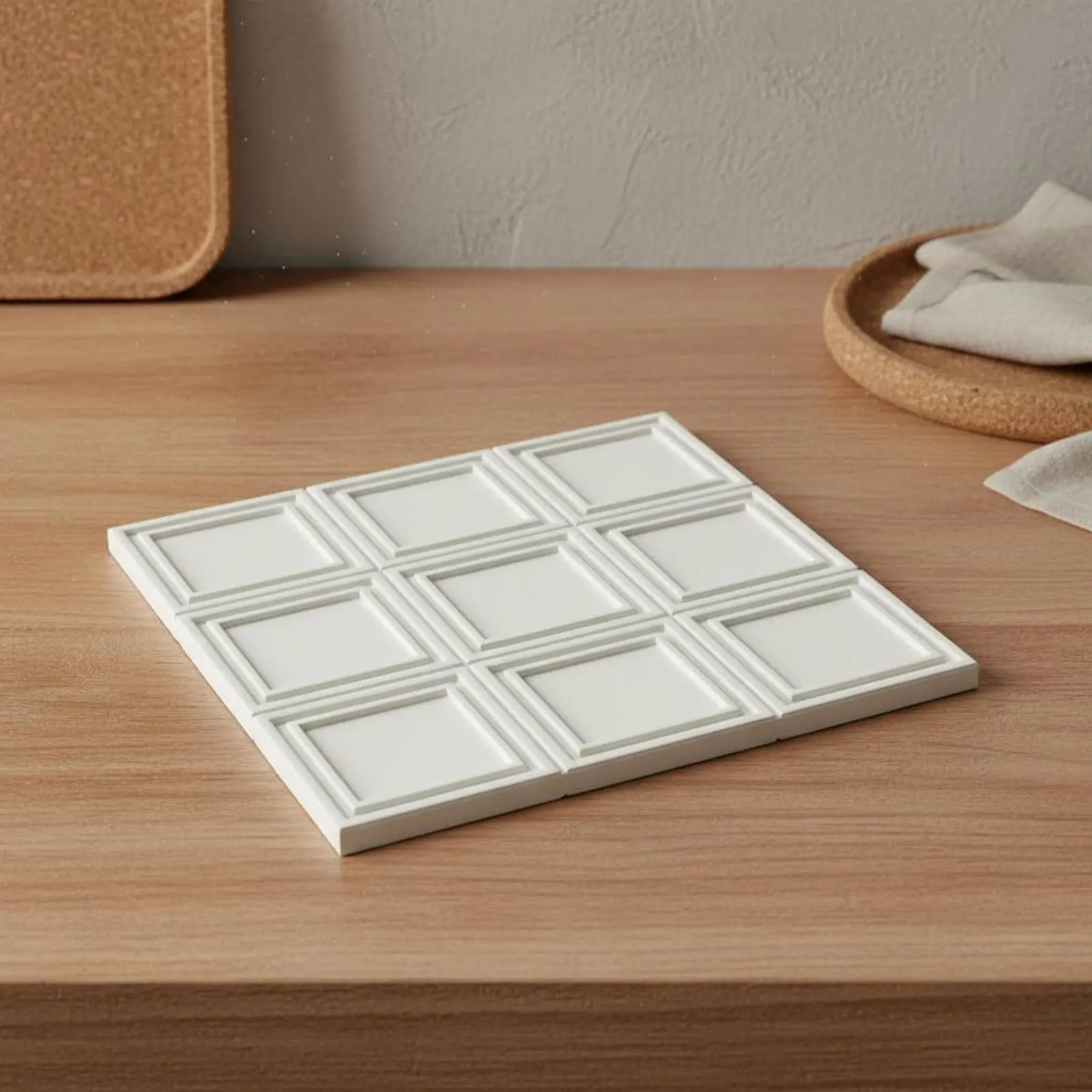 Miniature Wall Panel Realistic Look Dollhouse Ceiling Tile Decorative Miniature Panel Original Design for Model Building